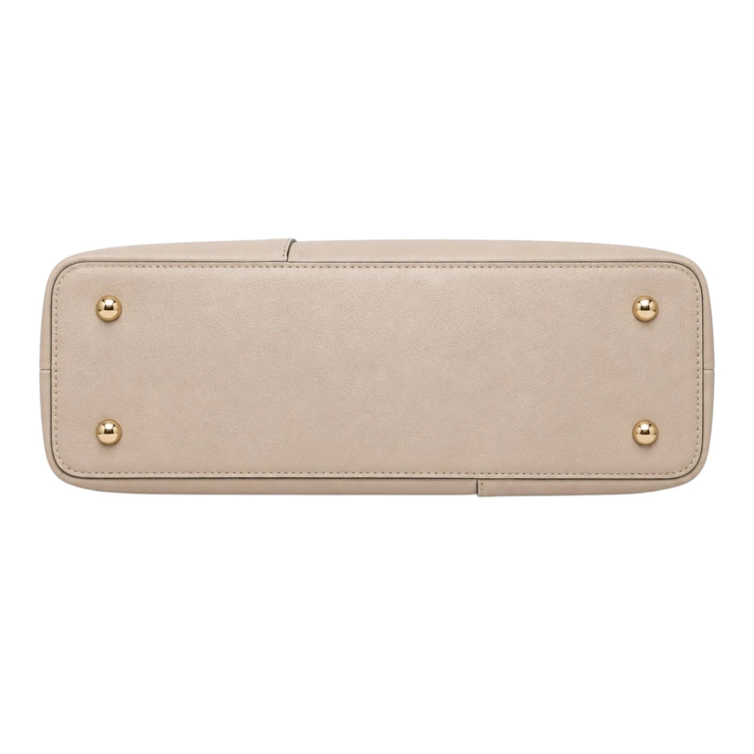 Pouche Ivory Curved Panel Women’s Satchel Handbag